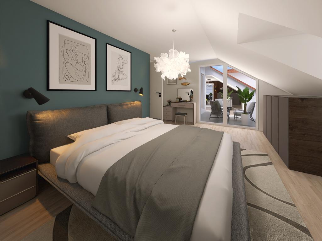 Schlafzimmer - alternative Einrichtungsidee