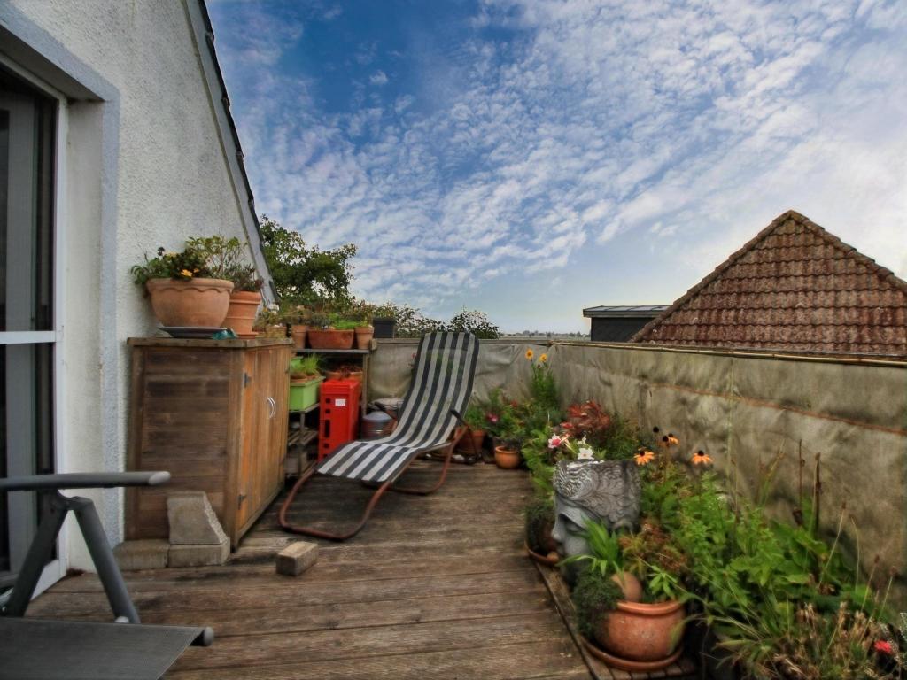 Einliegerwohnung- Balkon mit schöner Weitsicht