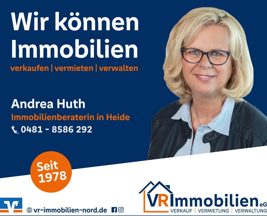 Ihre Immobilienberaterin in Heide und St.Peter-Ording : Andrea Huth
