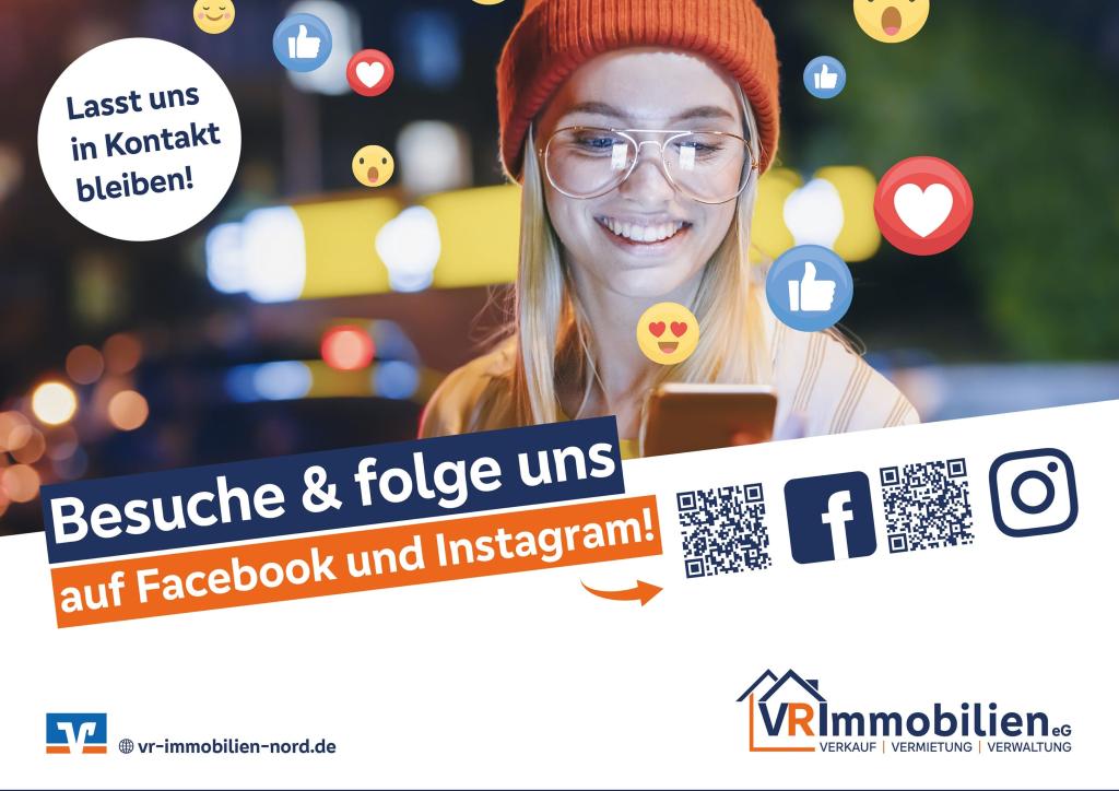 Besuche & folge uns auf Facebook und Instagram