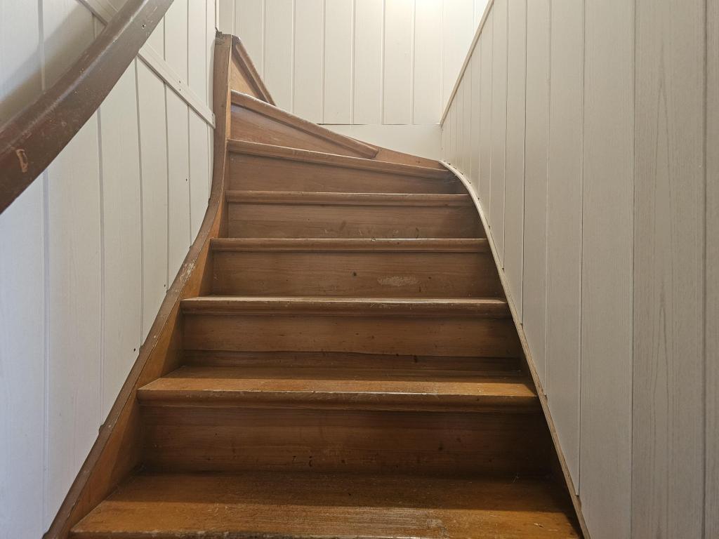 Treppe ins Dachgeschoss
