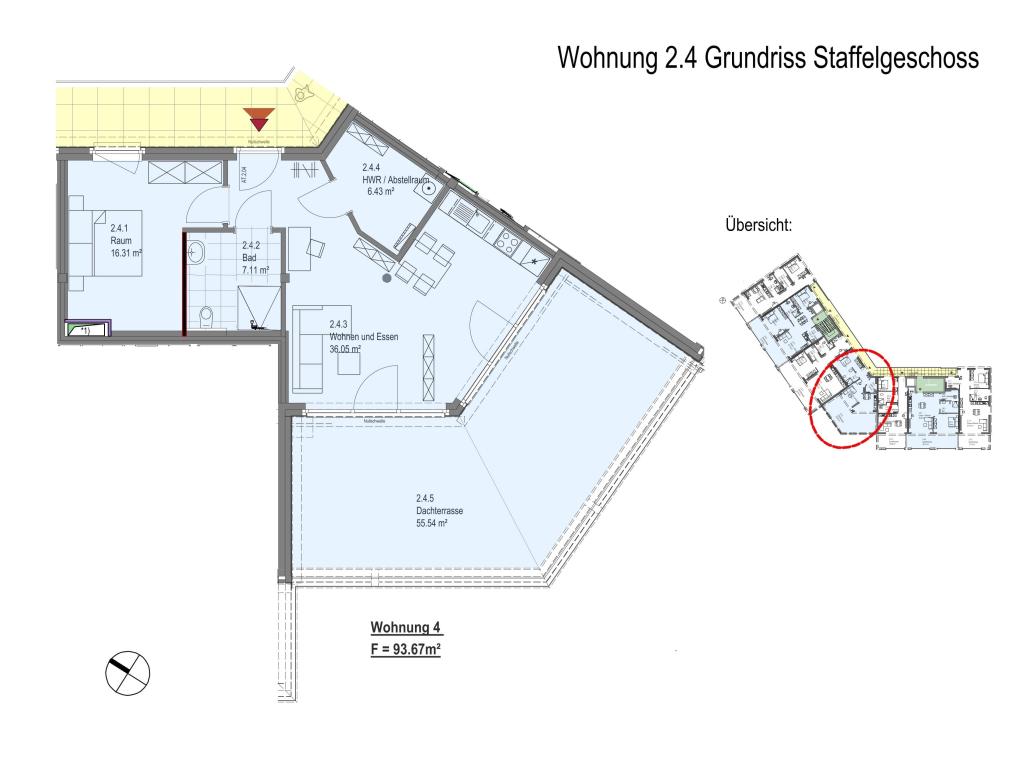 Exklusives Wohnen in Handewitts neuer Mitte – Penthouse-Wohnungen mit großzügigen Dachterrassen - Foto 3