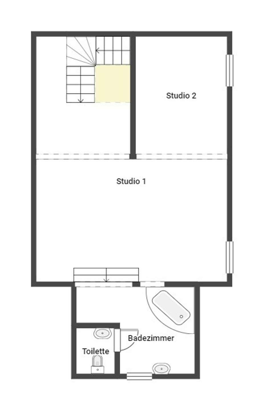 Grundriss 1. Dachgeschoss