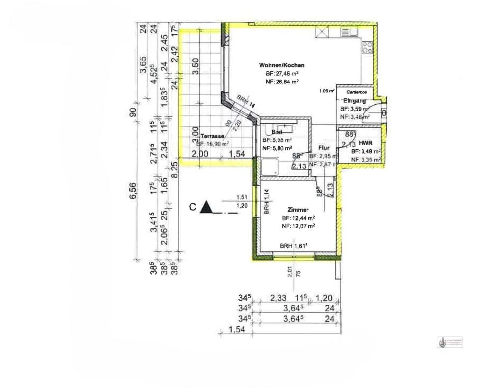 Neubau mit Fertigstellung im Juli 2026 Hoch moderne EG Wohnung + Rollläden + Stellplatz ohne Küche - Photo 4