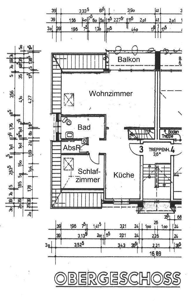 Obergeschoss-Grundriss