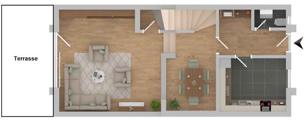 Grundriss EG mit Terrasse (2)