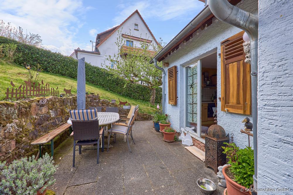 Gemütlicher Platz auf der Terrasse