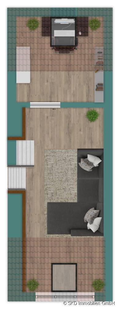 Grundriss-Skizze I Haus links I Obergeschoss