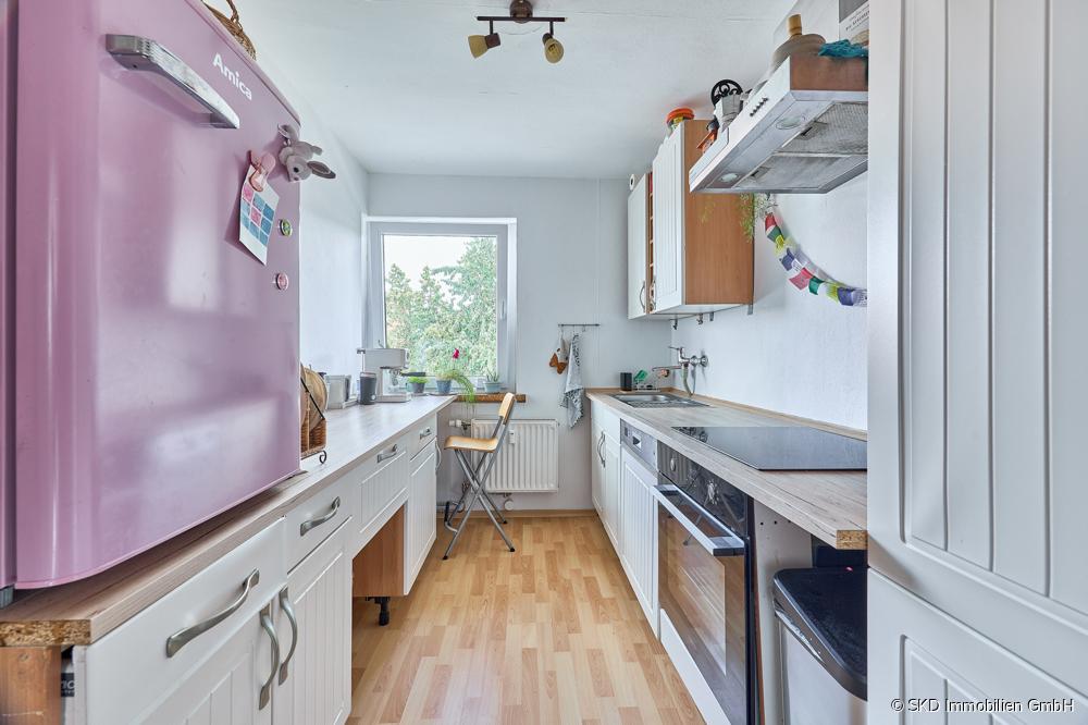 Blick in die Küche der WE 4