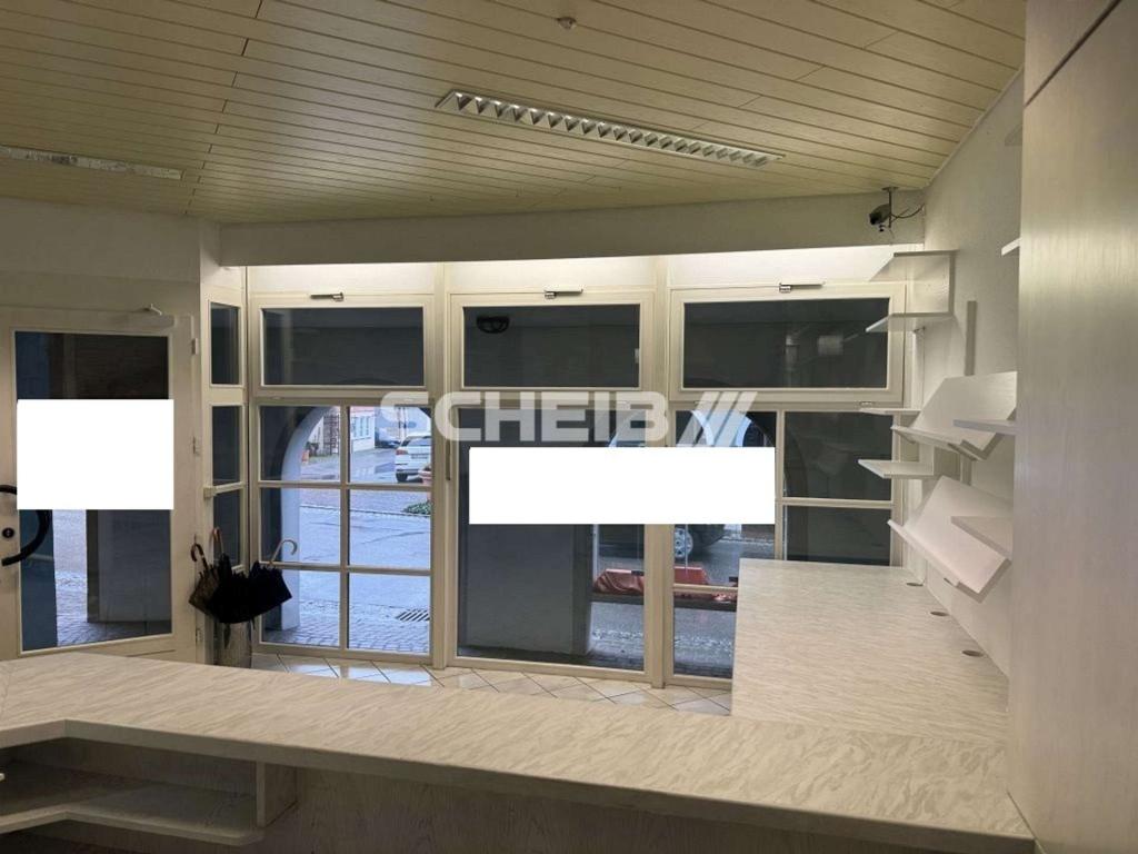 Werbewirksame Schaufensterfront