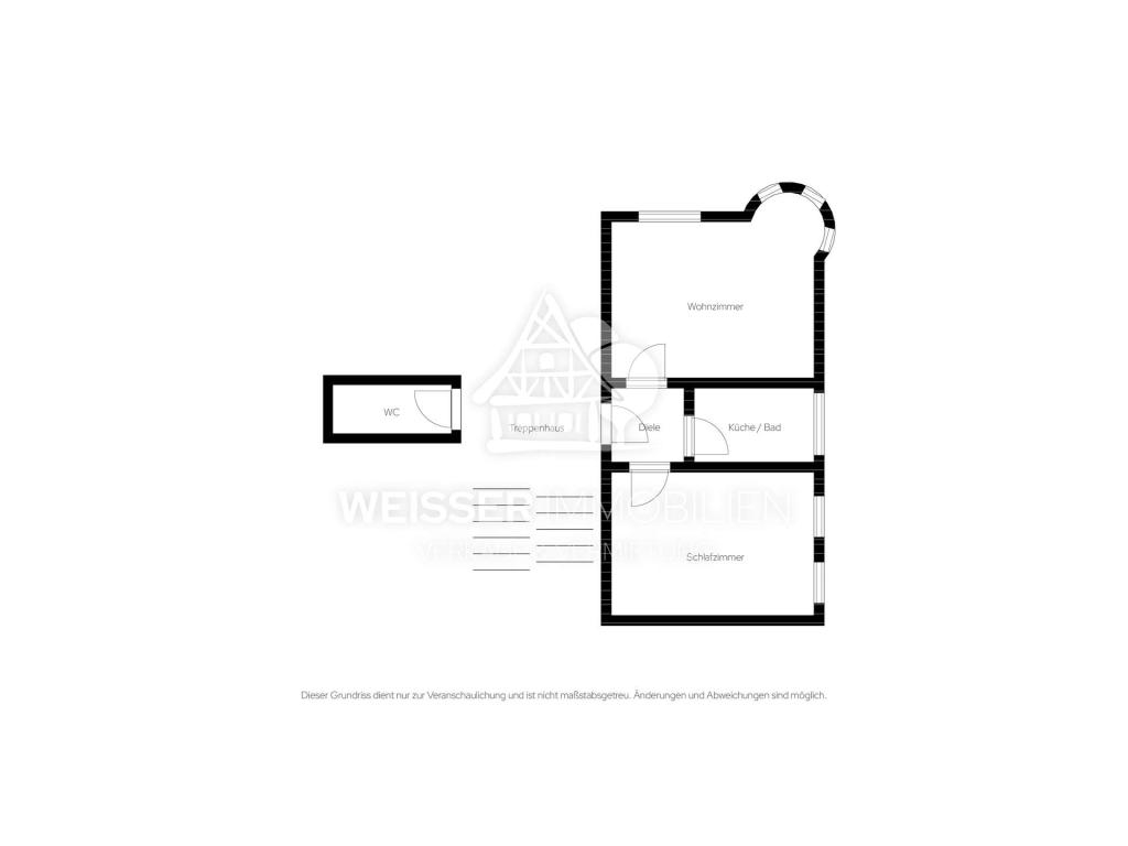 Ihre Möbel sind schon da - Möblierte 2 Zimmerwohnung mit guter Infrastruktur in der Fürther Südstadt - Foto 5
