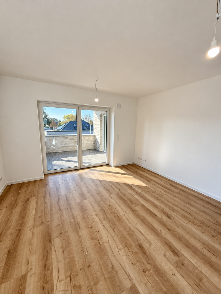 Erstbezug in Loxstedt-Nesse: Moderne 3-Zimmer-Wohnung mit überdachtem Balkon - Foto 2