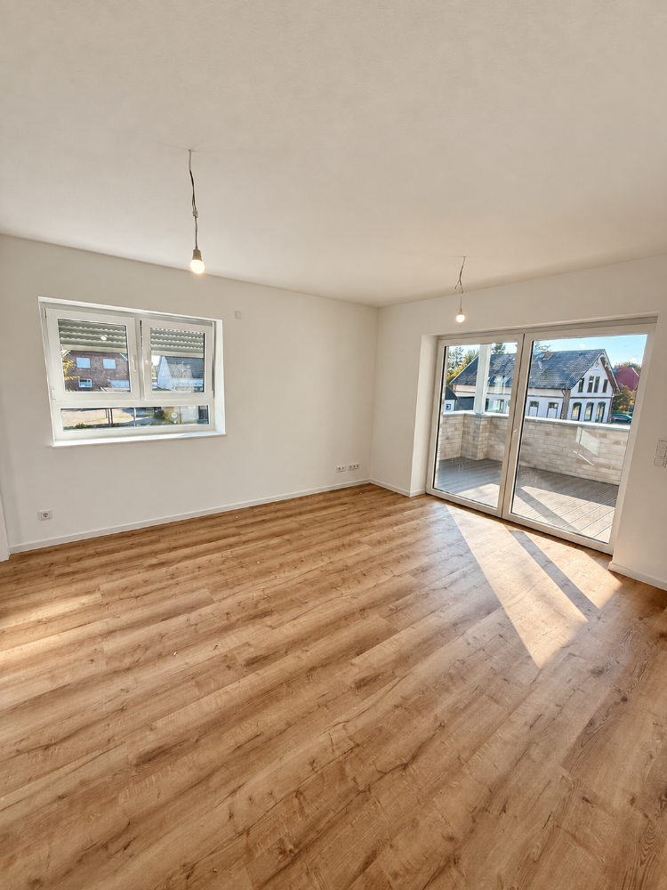 Erstbezug in Loxstedt-Nesse: Moderne 3-Zimmer-Wohnung mit überdachtem Balkon - Foto 1