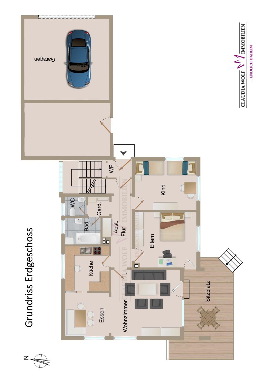 Grundriss EG Feilitzsch