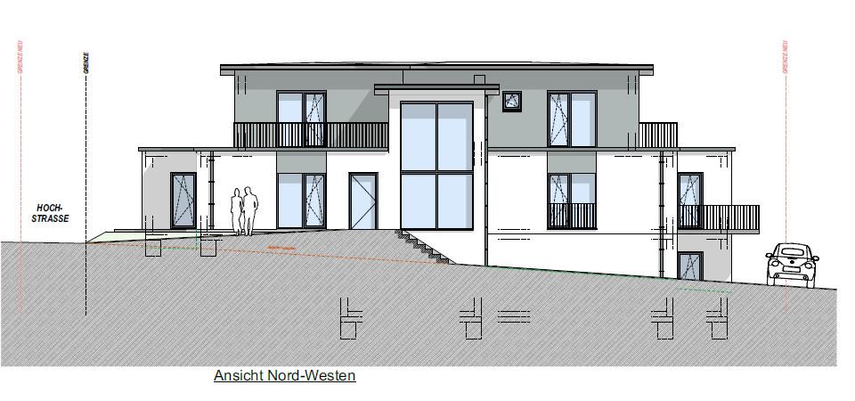 Modellplanung Außenansicht