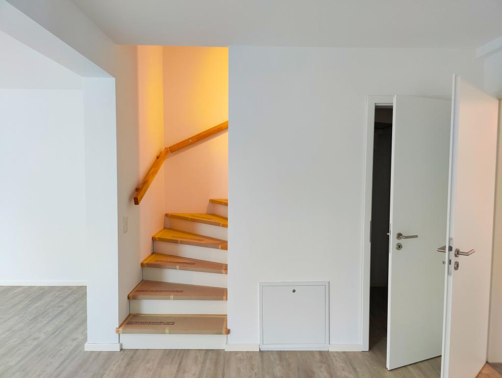 Treppe mit AR EG Musterhaus