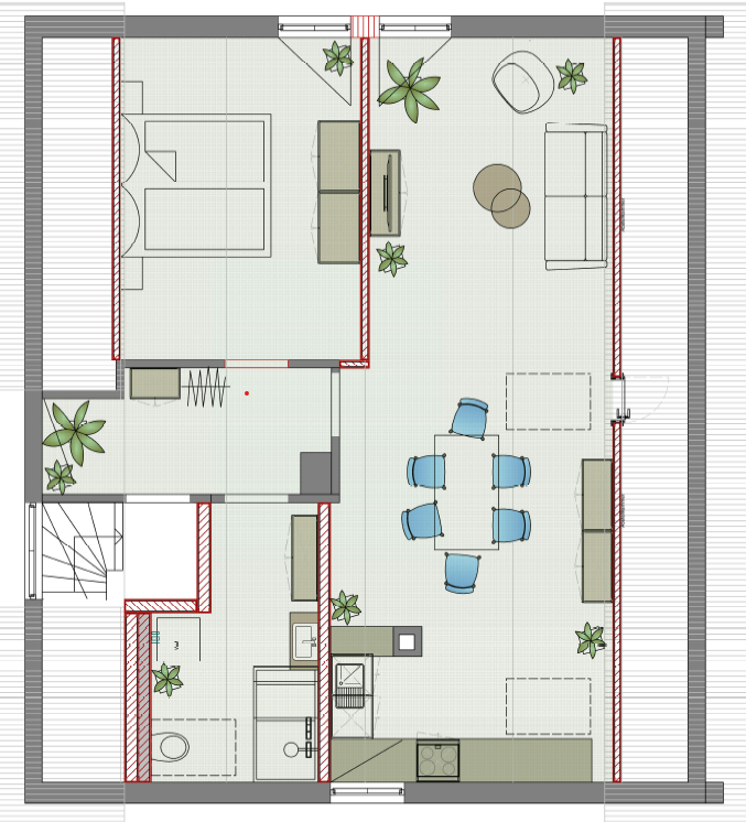 Erstbezug nach Modernisierung - helle 2-Zimmer-Wohnung in Karlskron - Foto 1