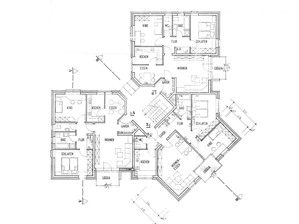 Otternbuschweg Grundriss 1. OG