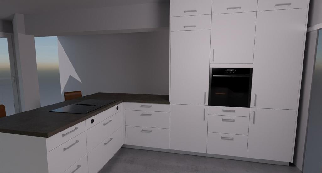Visualisierung Küche Ansicht II