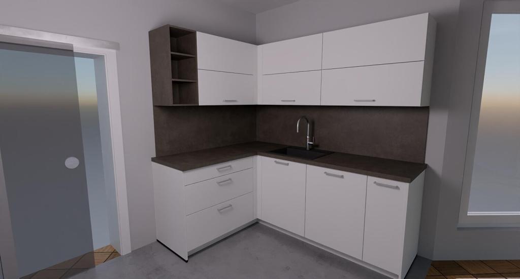 Visualisierung Küche Ansicht III