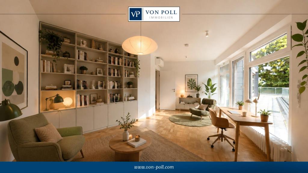 Exklusives Fünf-Zimmer-Penthouse in Parknähe mit drei Dachterrassen - Foto 3