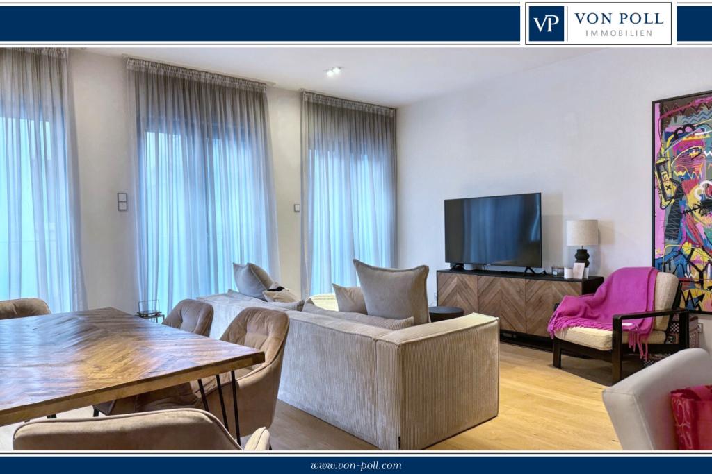 Exklusive Zwei-Zimmer-Wohnung mit Lift und Balkon -möblierte - Foto 1