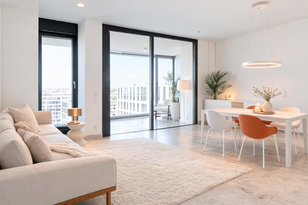 Henninger Turm - Zwei-Zimmer-Residence mit Skylineblick - Photo 2