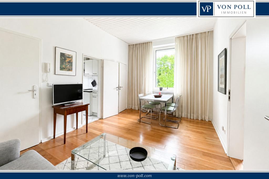 Attraktive Zwei-Zimmer-Wohnung mit Terrasse und Garten zur Mitnutzung - Photo 1