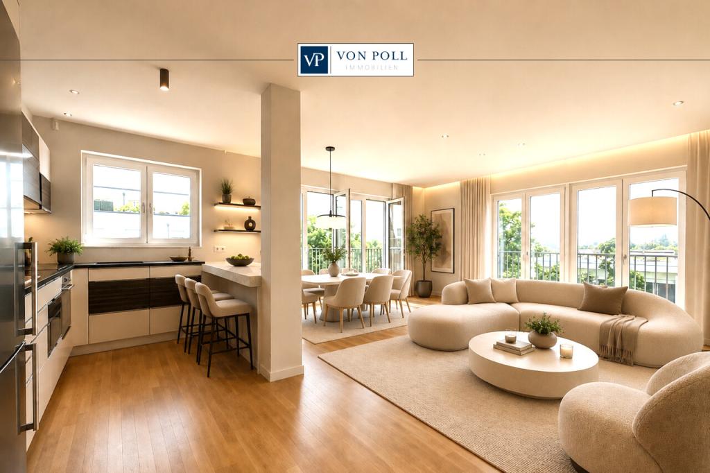 Komfortable Vier-Zimmer-Wohnung in hochwertiger Liegenschaft - Foto 1