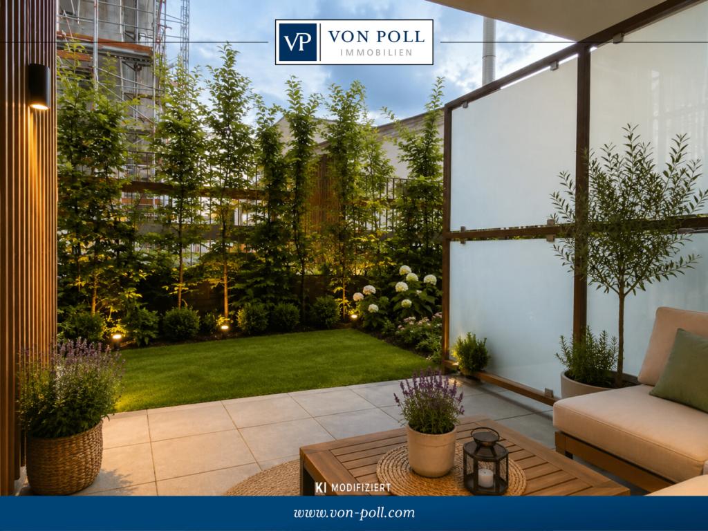 Gut geschnittene Zwei-Zimmer-Erdgeschosswohnung mit eigenem Garten und Stellplatz - Photo 5
