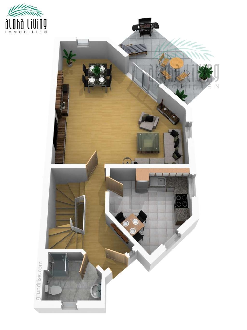 3D Grundriss (EG)