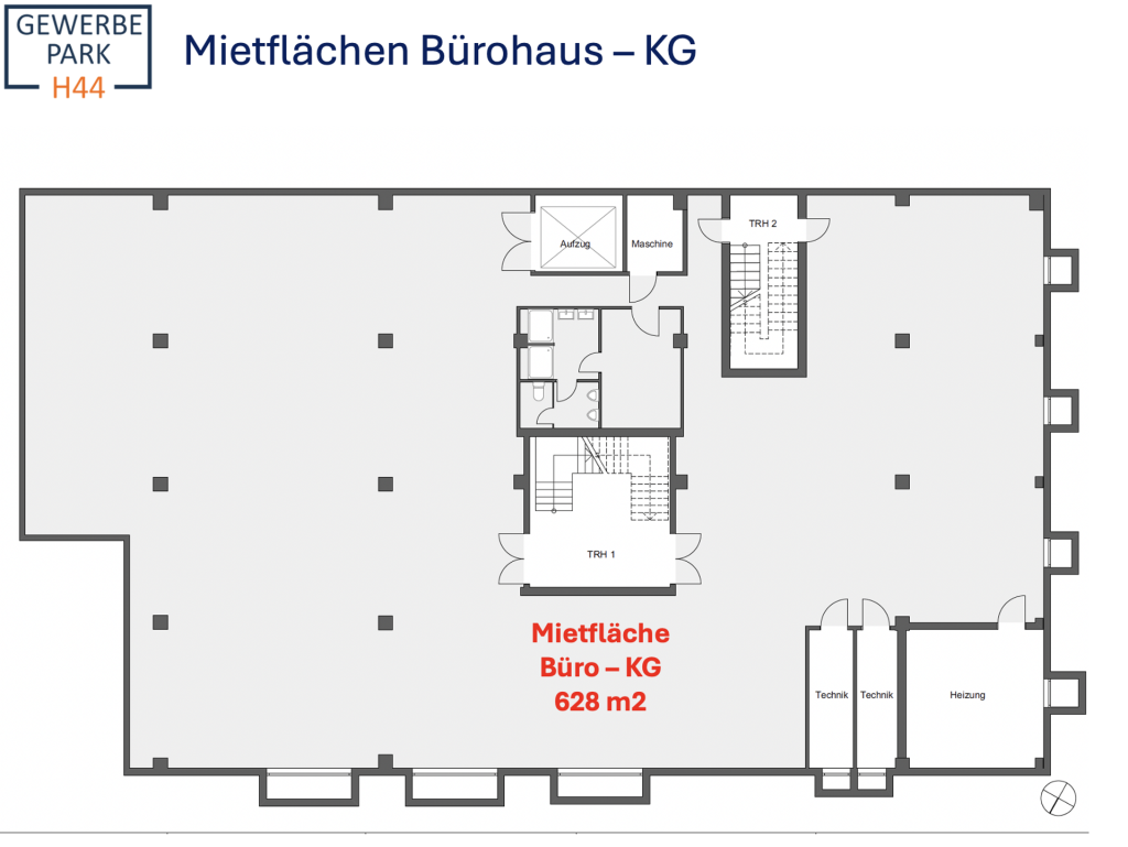 Lagerhalle KG - Bürogebäude