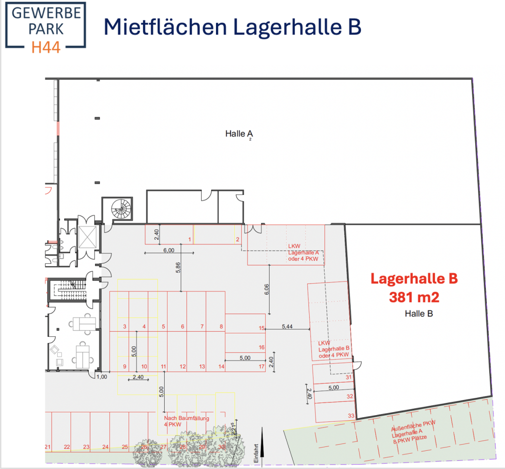 Lagerhalle B 381m2 EG