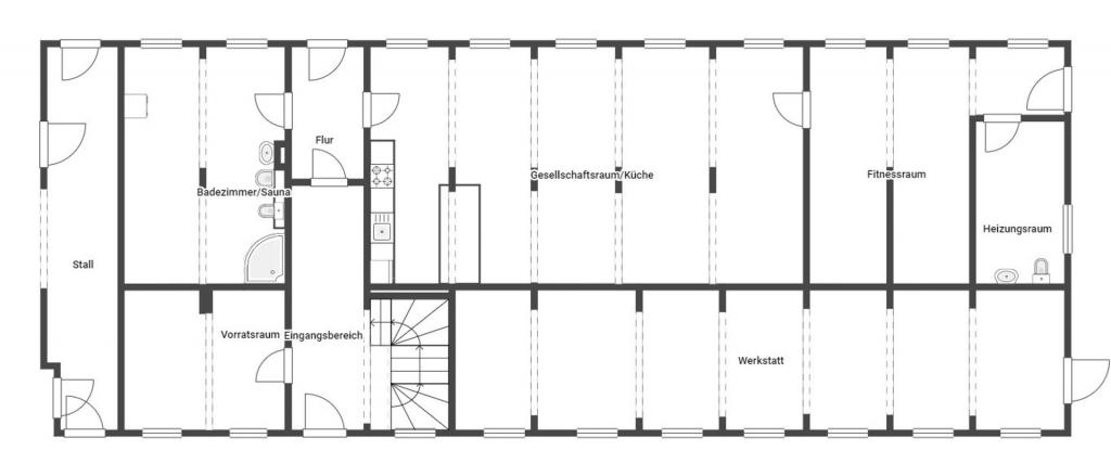 Grundriss Skizze EG