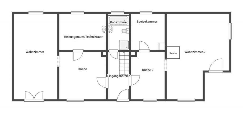 Grundriss Skizze EG