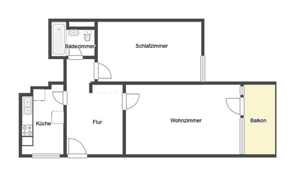 Grundriss Skizze 1. OG