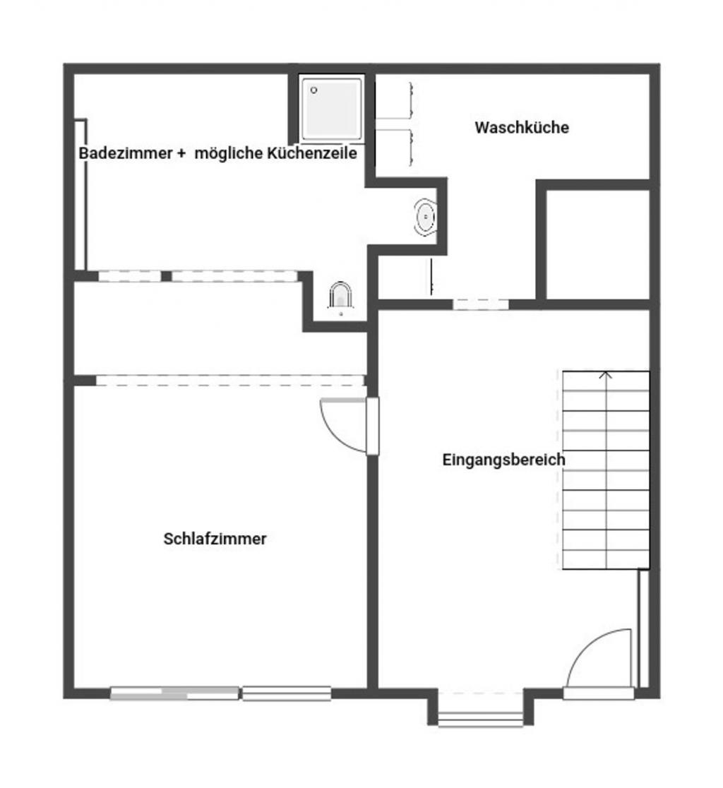 Grundriss Skizze EG (Nr. 6)