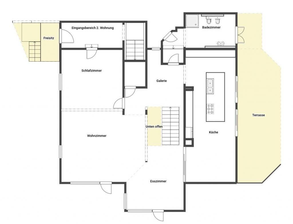 Grundriss Skizze 1.OG (Nr. 4)