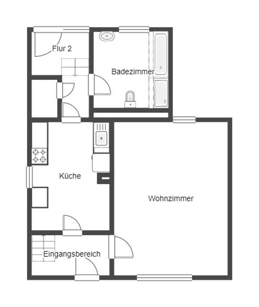 Grundriss Skizze EG
