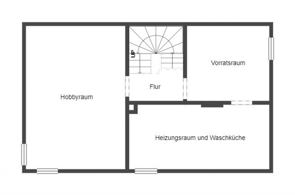 Grundriss Skizze UG