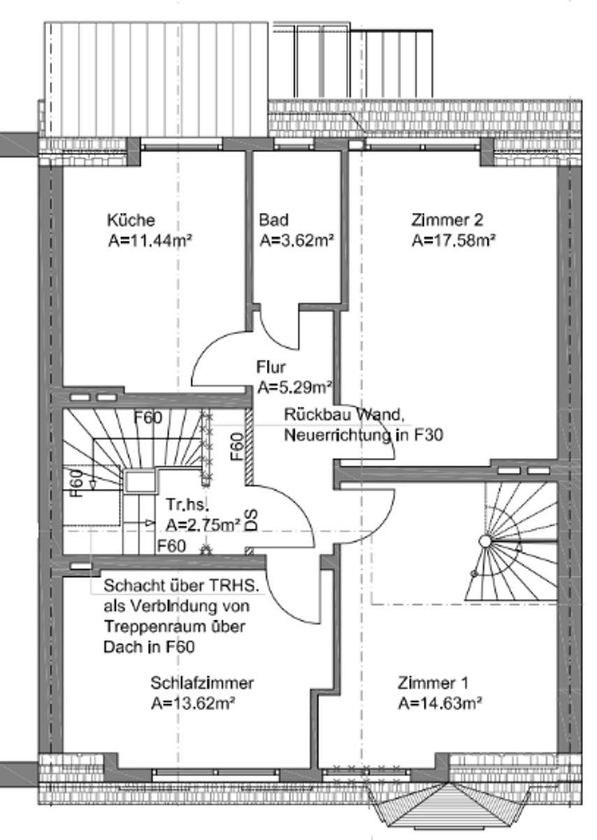 Grundriss Skizze 2.OG