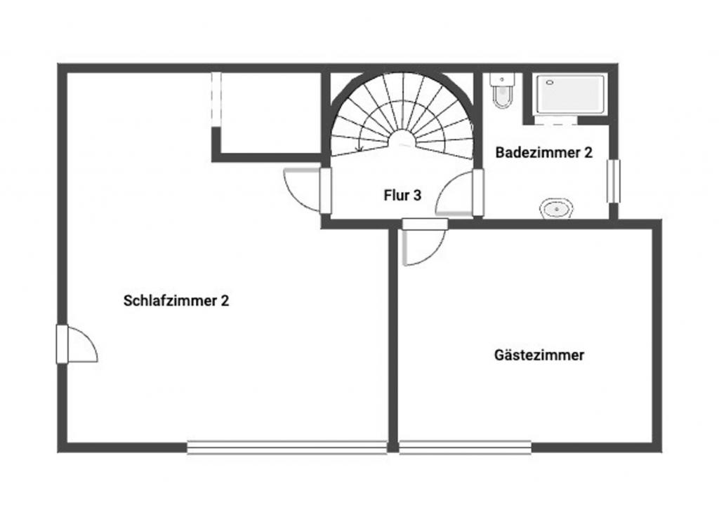 Grundriss Skizze 2.OG