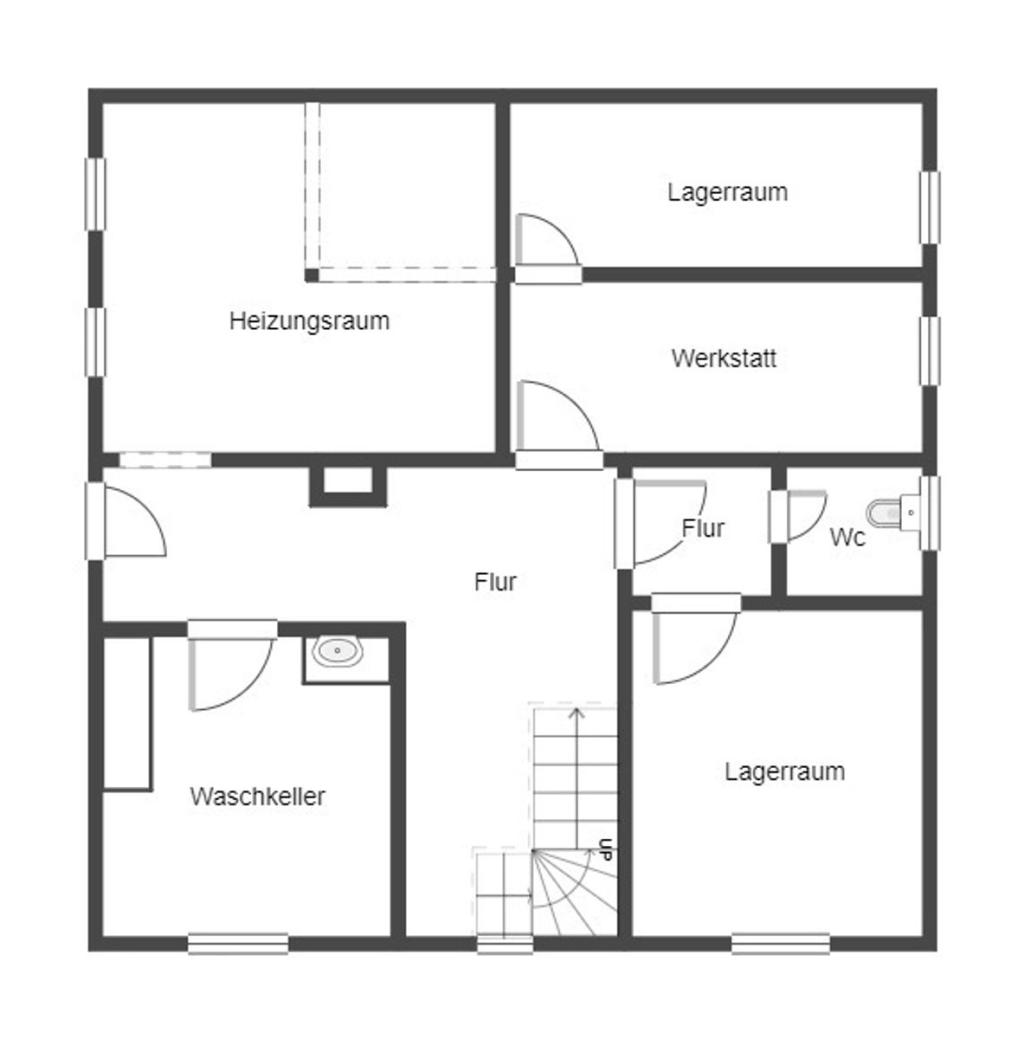 Grundriss Skizze UG