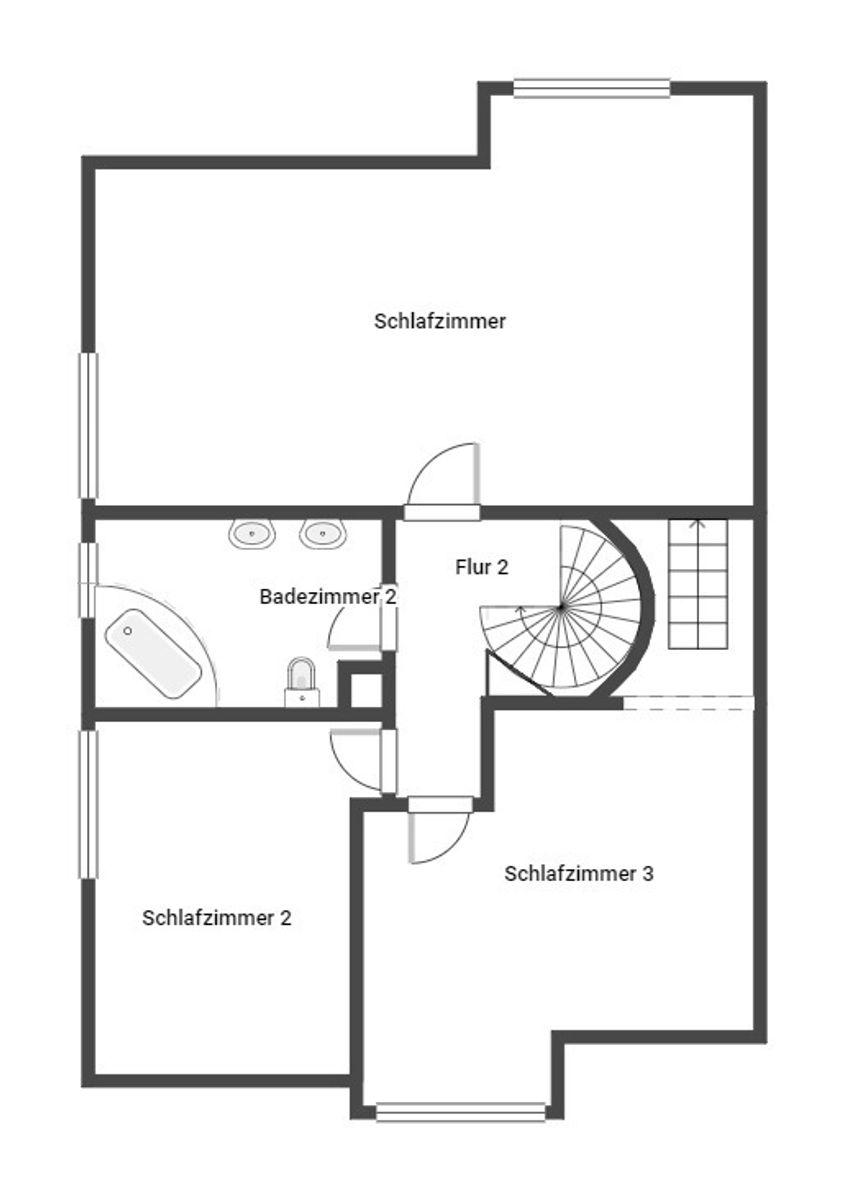 Grundriss Skizze OG