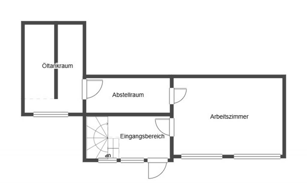 Grundriss Skizze 0. Ebene