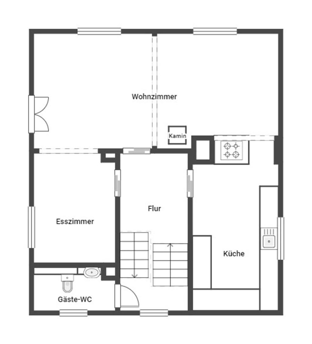 Grundriss Skizze EG