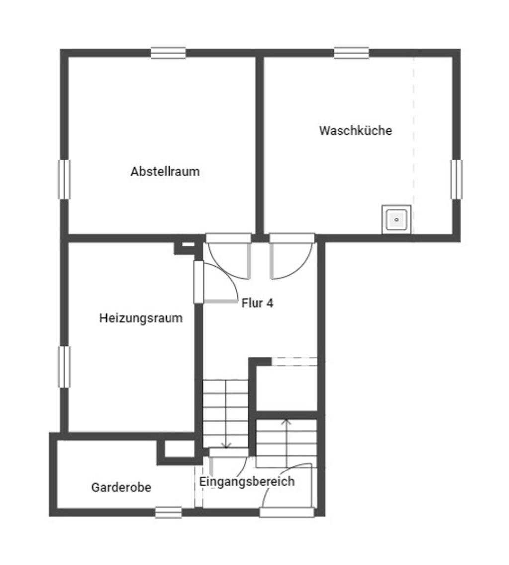 Grundriss Skizze UG