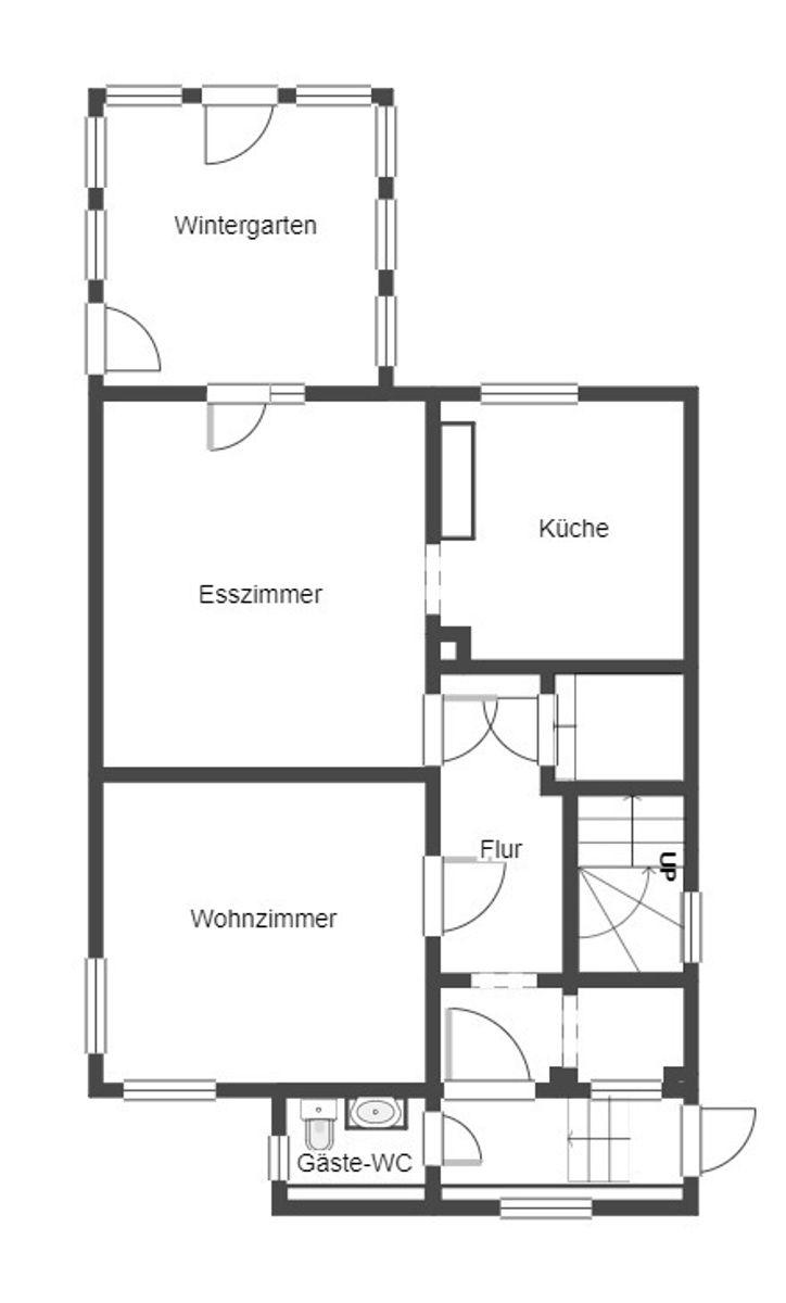 Grundriss Skizze EG