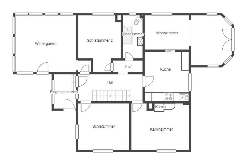 Grundriss Skizze EG