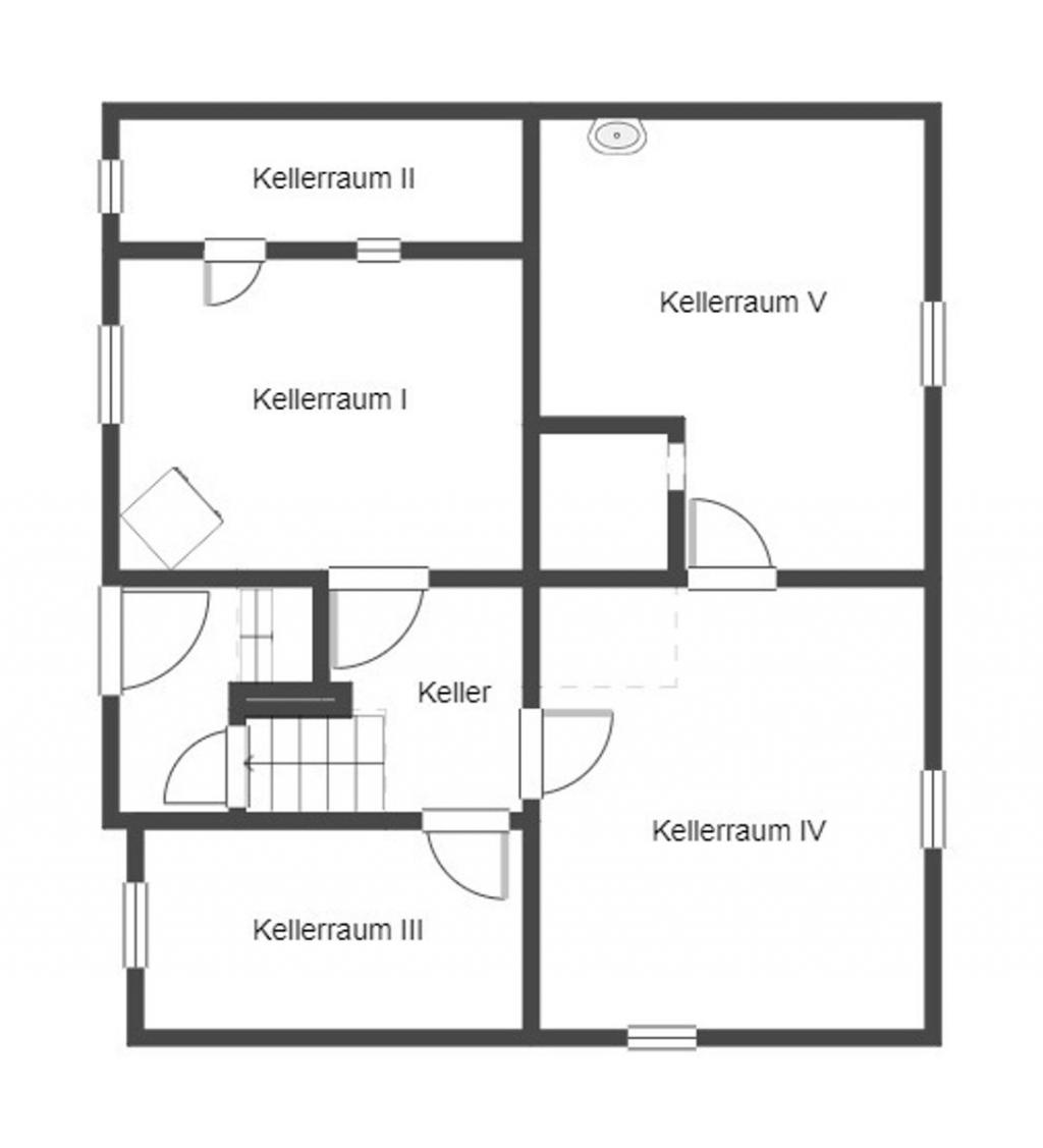 Grundriss Skizze UG